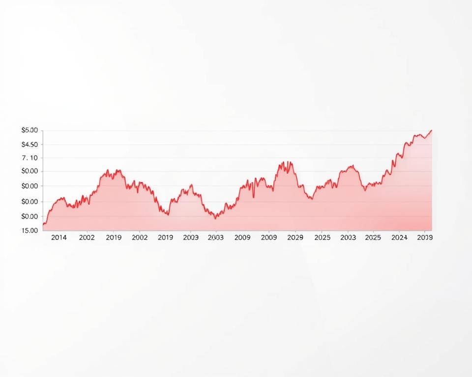 BAC stock price chart