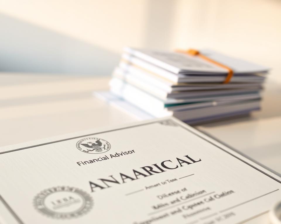 financial advisor credentials
